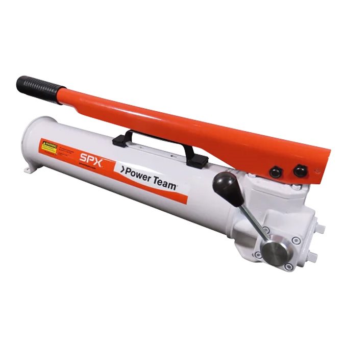 Manually-Operated Hydraulic Two-Speed, Double-Acting Pumps